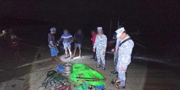 Apat na mangingisda, huli dahil sa compressor