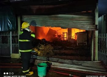 Grocery Store sa San Agustin, nasunog