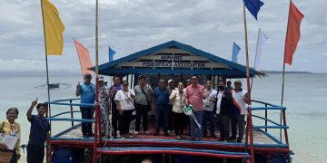 Artificial coral reefs inilatag sa Agmanic, Sta. Fe para sa masaganang huli ng isda