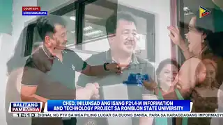 P21.4-M information and technology project, inilunsad ng CHED sa Romblon State University