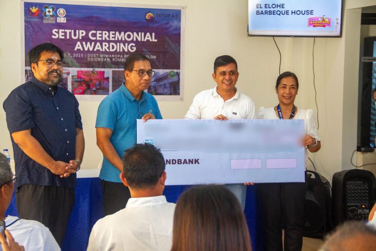DOST MIMAROPA grants P7.4 million to four Odiongan businesses under DOST’s SETUP