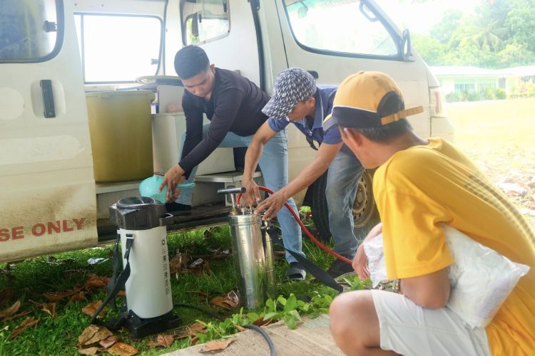 Mga taga-San Jose, sumailalim sa pagsasanay sa paggamit ng anti-dengue misting machine
