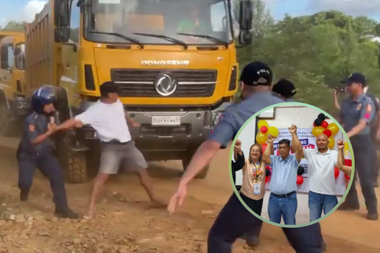 Humarang sa truck ng mining firm, panalong alkalde sa Sibuyan