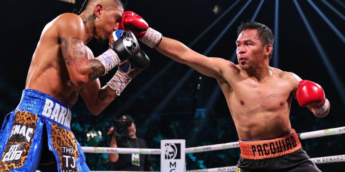 Laban ni Pacquiao at Barrios, nauwi sa Draw