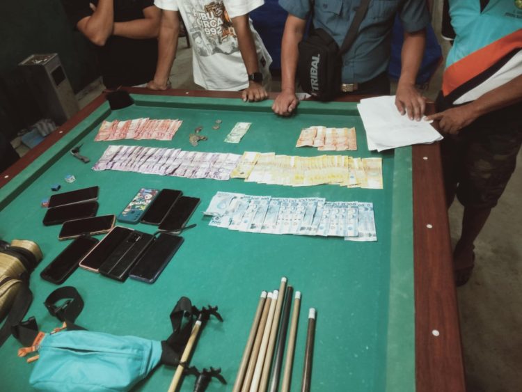 16 katao arestado sa pagsusugal sa bilyaran sa Looc