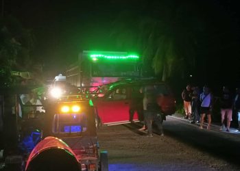 Dump Truck ng Sunwest Inc., sumalpok sa isang SUV sa Odiongan