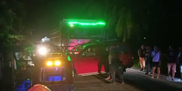 Dump Truck ng Sunwest Inc., sumalpok sa isang SUV sa Odiongan