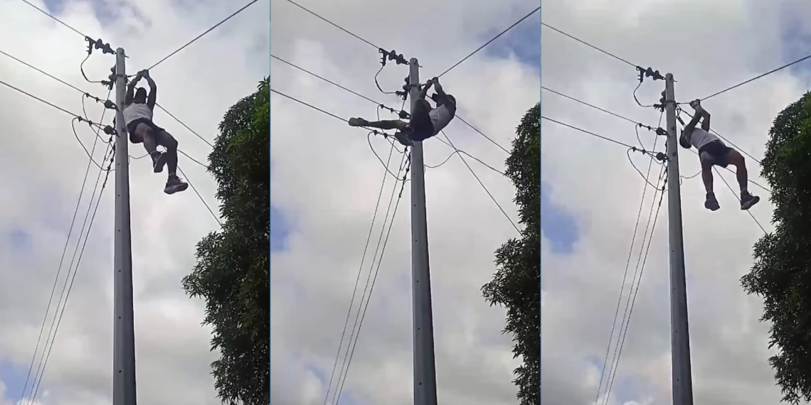Vlogger sa Odiongan na umakyat sa poste ng kuryente para sa content, ipinatawag ng TIELCO