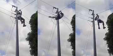 Vlogger sa Odiongan na umakyat sa poste ng kuryente para sa content, ipinatawag ng TIELCO