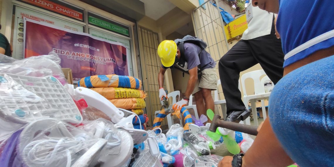 DTI Romblon sinira ang P50K halaga ng substandard na produkto sa pagdiriwang ng Consumer’s Month