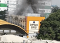 Opisina ng DPWH BRS sa loob ng DPWH MIMAROPA compound, nasunog