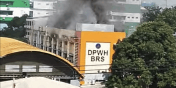 Opisina ng DPWH BRS sa loob ng DPWH MIMAROPA compound, nasunog