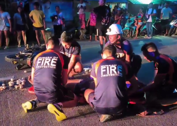 Magkapatid na balut vendor sugatan matapos masalpok ng motorsiklo sa San Andres, Romblon