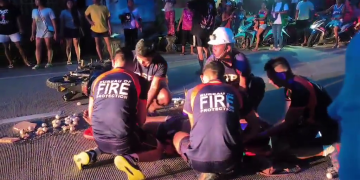 Magkapatid na balut vendor sugatan matapos masalpok ng motorsiklo sa San Andres, Romblon