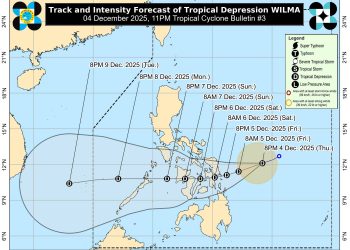 Bagyong Wilma, magpapaulan sa Romblon sa weekend