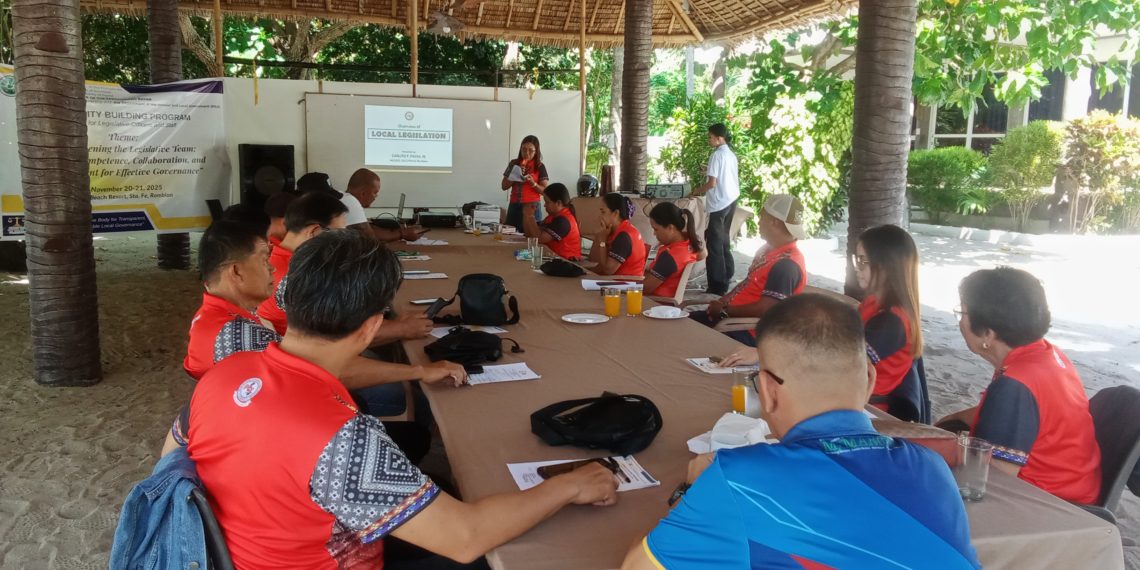 Sangguniang Bayan ng Ferrol, sinanay ng DILG Ferrol sa pagbuo ng ordinansa at resolusyon