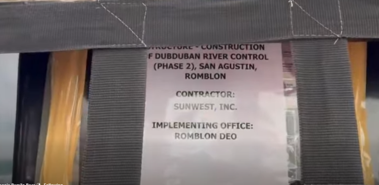 ICI, tumanggap ng dokumento kaugnay ng flood control project sa San Agustin, Romblon
