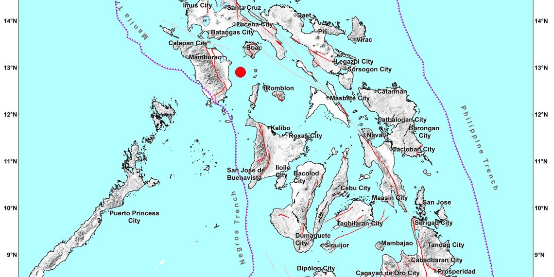 Mahinang lindol, naitala sa Concepcion nitong February 12