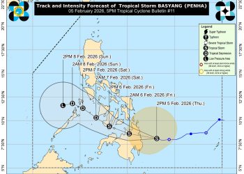 Romblon, nasa TCWS #1 dahil sa bagyong Basyang