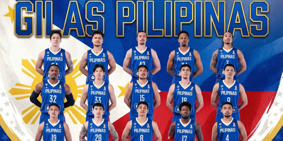 Gilas 15-man lineup na sasagupa sa New Zealand at Australia, pinangalanan na