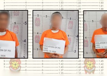 Tatlo arestado sa ilegal na sugal sa Odiongan