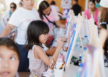 “Paint. Eat. Play” art session, naghatid ng bonding sa mga pamilya sa Odiongan
