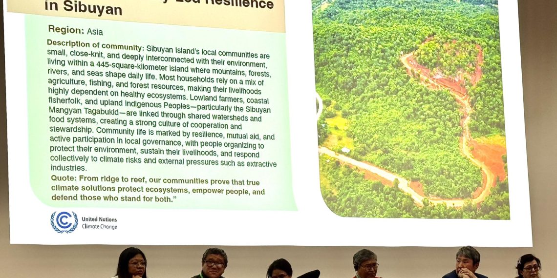 Galicha dinala ang boses ng Sibuyan sa UN climate meeting