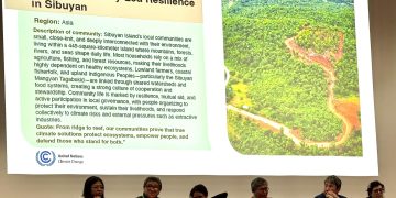 Galicha dinala ang boses ng Sibuyan sa UN climate meeting