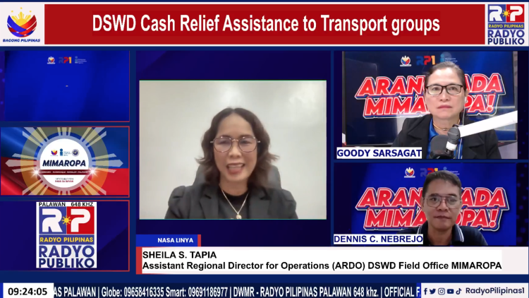 DSWD, maglulunsad ng cash relief assistance para sa TODA drivers sa MIMAROPA