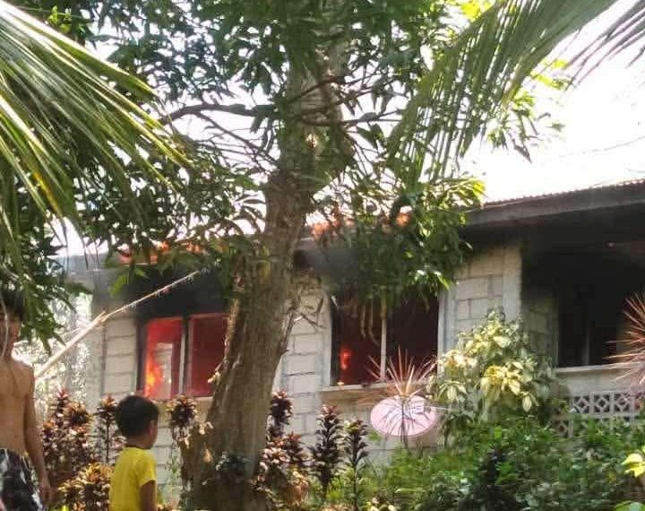 Bahay sa Corcuera, nasunog; sanhi ng sunog iniimbestigahan pa