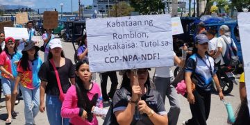 Peace rally sa Romblon, isinagawa bago target na SIPS declaration