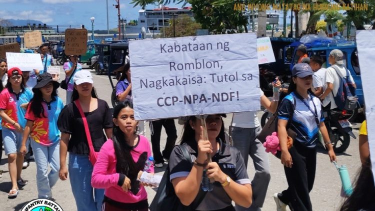Peace rally sa Romblon, isinagawa bago target na SIPS declaration