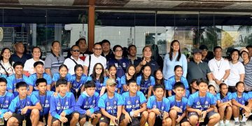 Mga opisyal ng Romblon, dumalaw sa mga atletang kalahok sa Palarong Pambansa