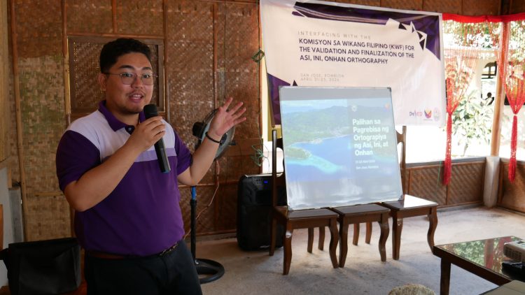 Workshop sa rebisyon ng ortograpiya ng Asì, Iní, at Onhán, isinagawa sa Romblon