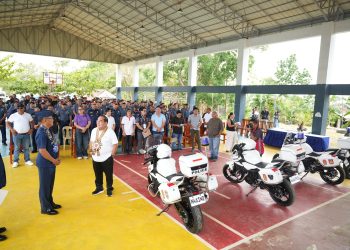 Tatlong bagong motorsiklo ipinagkaloob sa mga yunit ng PNP sa Romblon