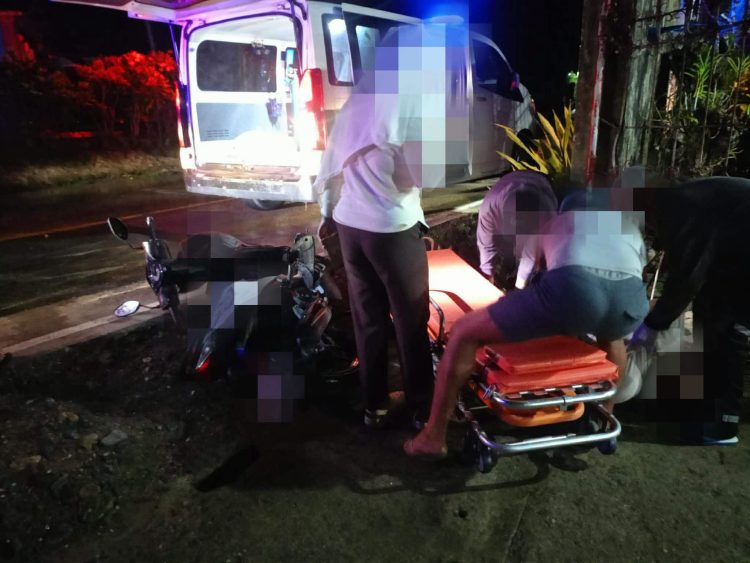 Binatang nakainum, patay matapos bumangga ang minamanehong motorsiklo