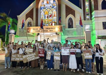 Aglipay Church, kabataan nagsagawa ng misa at prayer rally laban sa pagmimina sa Sibuyan
