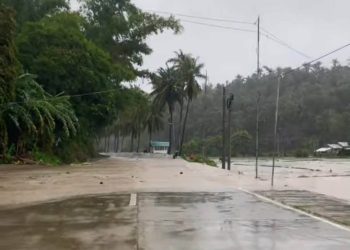 Dalawang pamilya inilikas sa Alcantara dahil sa pagbaha dulot ng Habagat