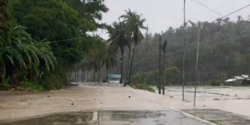 Dalawang pamilya inilikas sa Alcantara dahil sa pagbaha dulot ng Habagat