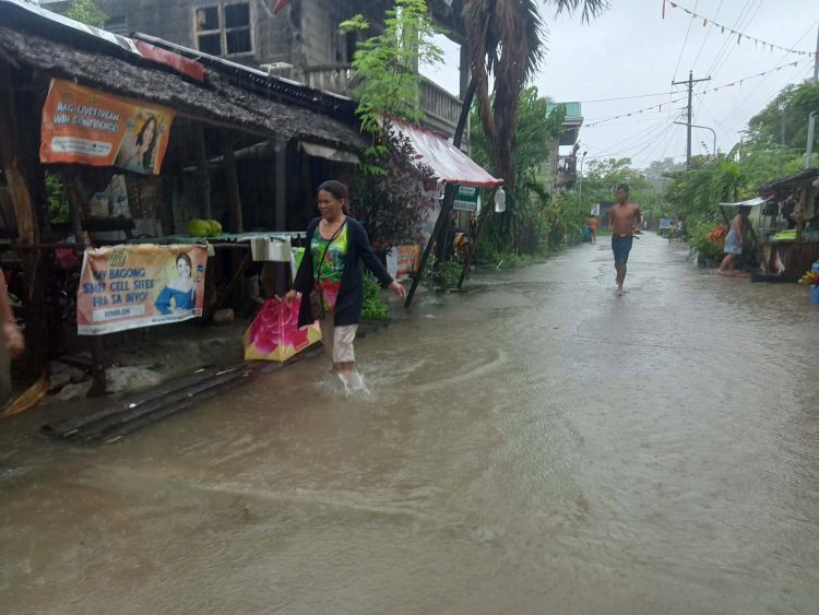Ilang mabababang lugar sa Ferrol binaha dahil sa Habagat