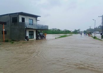 Apat na bayan sa Tablas binaha dahil sa Habagat na pinalalakas ng Bagyong Inday