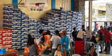 8 bayan sa Romblon nagsimula nang mamahagi ng rice assistance sa ilalim ng LGSF