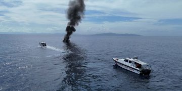 PCG naglabas ng safety advisory matapos masunog ang motor yacht sa San Fernando