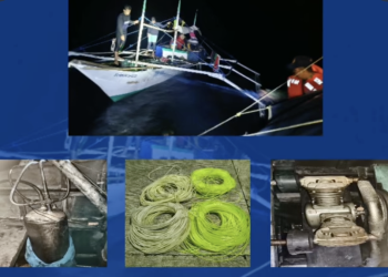 4 arestado sa illegal compressor fishing sa Magdiwang