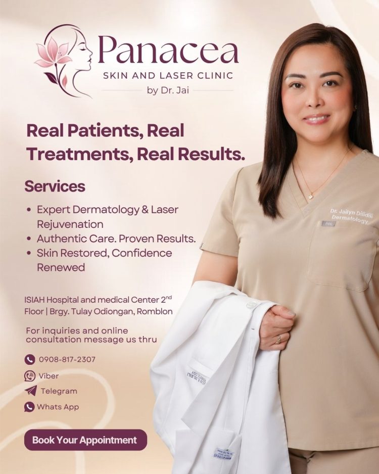 Panacea Skin and Laser Clinic nag-aalok ng advanced skincare at laser treatments sa Romblon