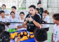 Mahigit 110 kabataan lumahok sa libreng volleyball camp sa Looc
