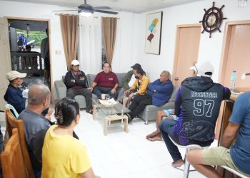 Cong. Madrona nakipagpulong sa mga opisyal ng Odiongan para alamin ang sitwasyon sa mga binahang lugar