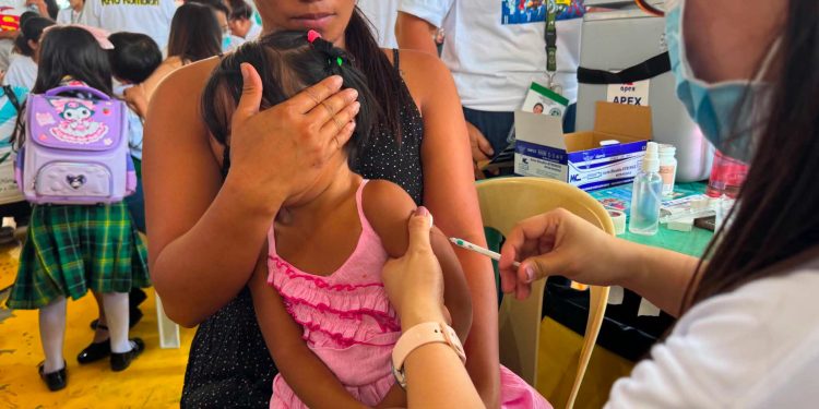 Mahigit 11,900 bata sa Romblon, nabakunahan laban sa tigdas at tigdas-hangin