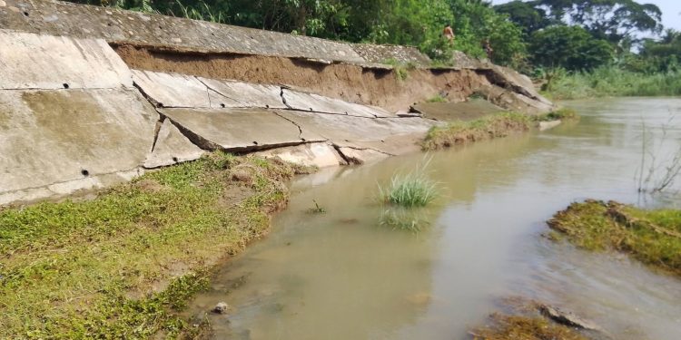 Flood control project sa Odiongan at Looc nasira sa malakas na agos ng tubig