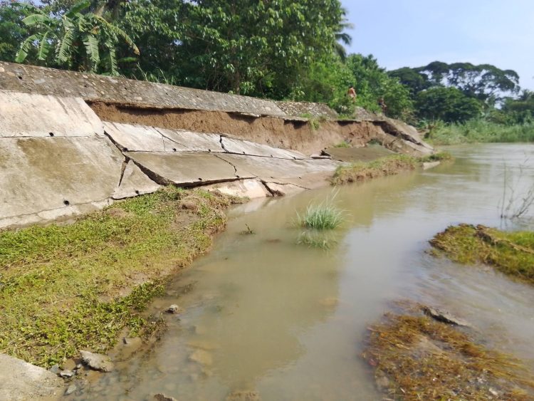 Flood control project sa Odiongan at Looc nasira sa malakas na agos ng tubig